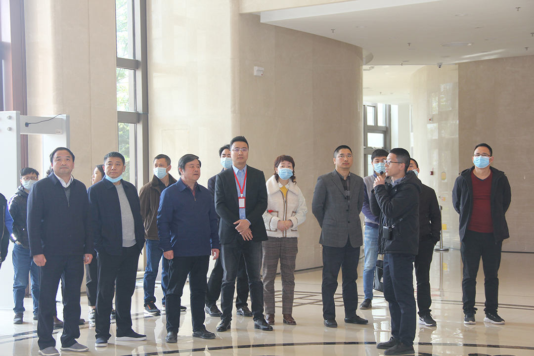全省机管局领导参观考察康沃思物联参建鲁班奖项目—南昌市老干部活动中心 全省机管局领导参观考察康沃思物联参建鲁班奖项目—南昌市老干部活动中心