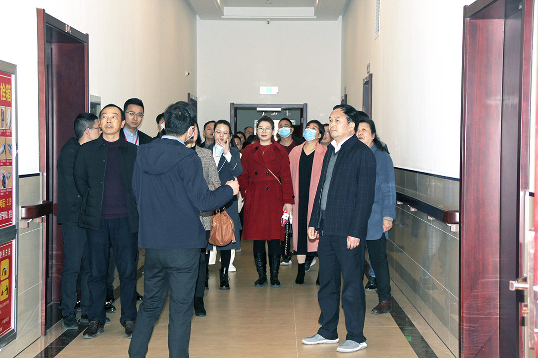 全省机管局领导参观考察康沃思物联参建鲁班奖项目—南昌市老干部活动中心 全省机管局领导参观考察康沃思物联参建鲁班奖项目—南昌市老干部活动中心